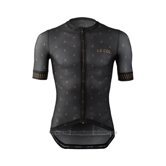 2021 Abbigliamento Ciclismo Le Col Nero Manica Corta e Salopette